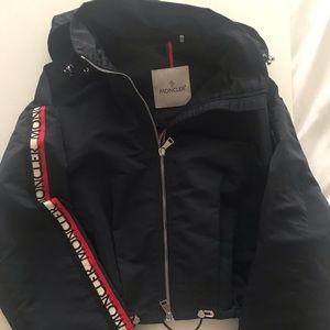 Women’s cropped Moncler jacket spring summer 2017